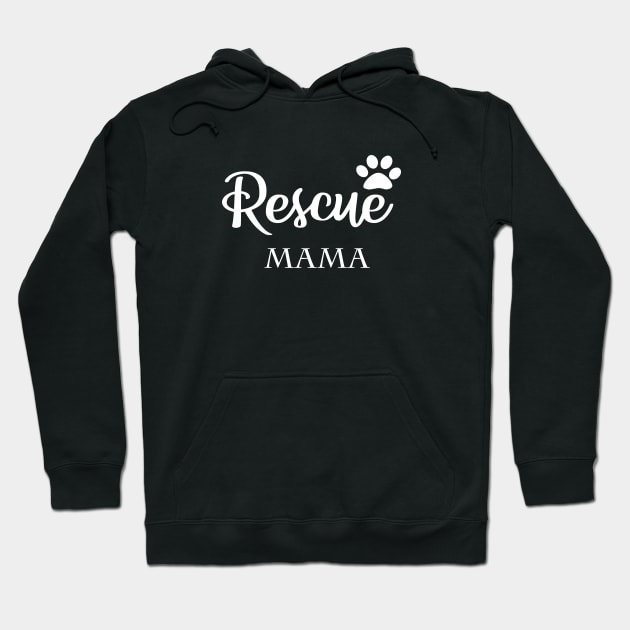 Rescue Mama Dog Rescue Hoodie by amalya